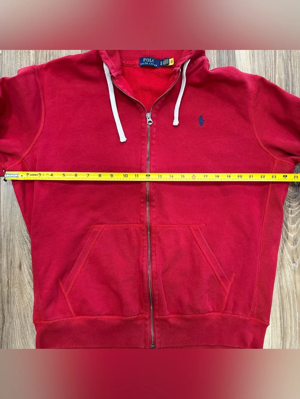 Polo Ralph Lauren Thermal Lined Hood Pony Logo Full Zip Hoodie, XL
